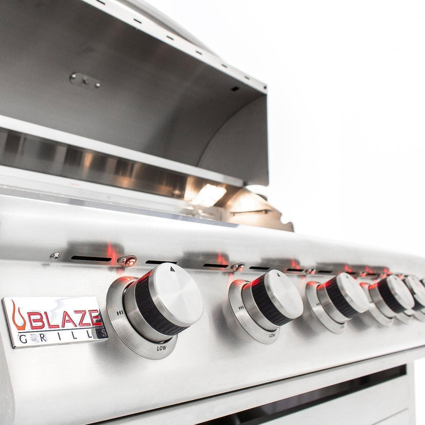 Blaze Premium LTE 40" 5-Burner Built-In Natural Gas Grill w/ Rear Infrared Burner & Grill Lights (BLZ-5LTE2-NG)
