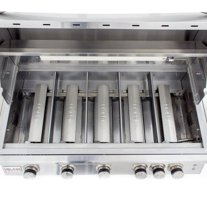 Blaze Premium LTE 40" 5-Burner Built-In Natural Gas Grill w/ Rear Infrared Burner & Grill Lights (BLZ-5LTE2-NG)