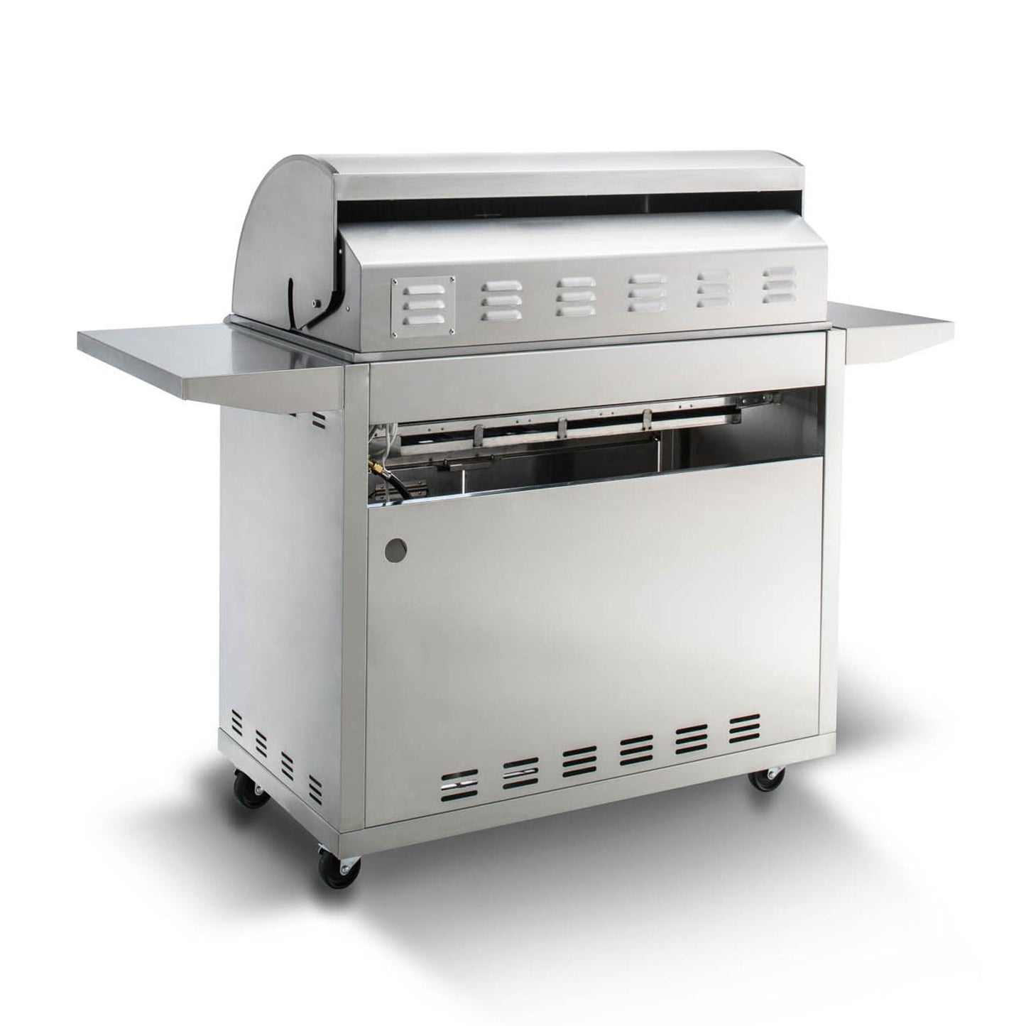 Blaze Premium LTE 40" 5-Burner Freestanding Natural Gas Grill With Rear Infrared Burner & Grill Lights