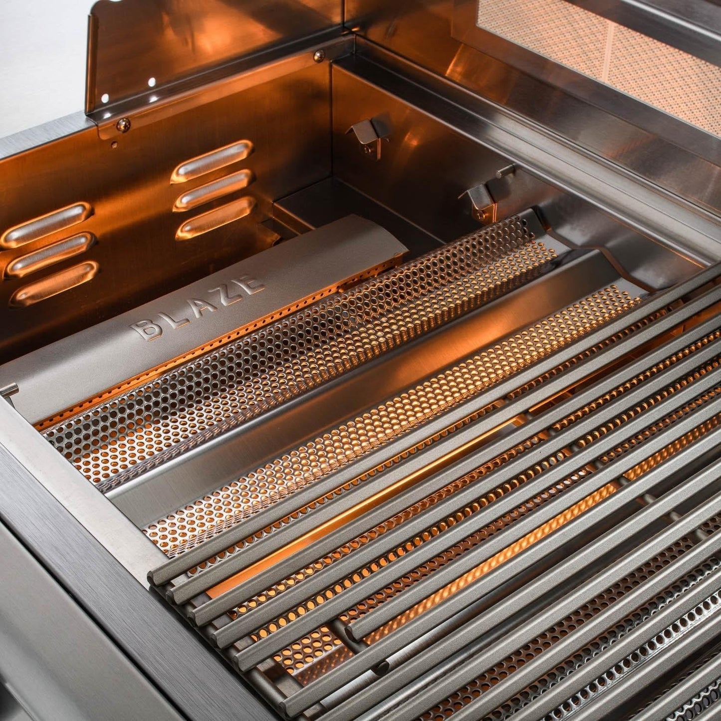 Blaze Grill Package - Premium LTE Marine Grade 32" 4-Burner Built-In Liquid Propane Grill, Side Burner and Beverage Center