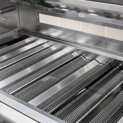 Blaze Grill Package - Premium LTE Marine Grade 32" 4-Burner Built-In Liquid Propane Grill, Side Burner and Beverage Center