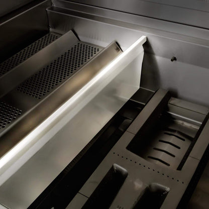 Blaze Grill Package - Professional LUX 34" 3-Burner Built-In Natural Gas Grill and Side Burner in Stainless Steel