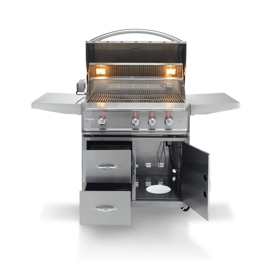 Blaze Professional LUX 34" 3-Burner Freestanding Liquid Propane Gas Grill With Rear Infrared Burner