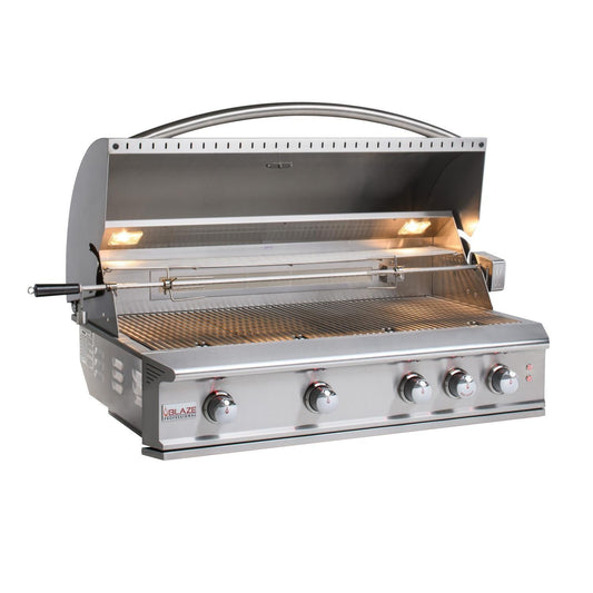 Blaze Professional LUX 44" 4-Burner Built-In Natural Gas Grill With Rear Infrared Burner (BLZ-4PRO-NG)