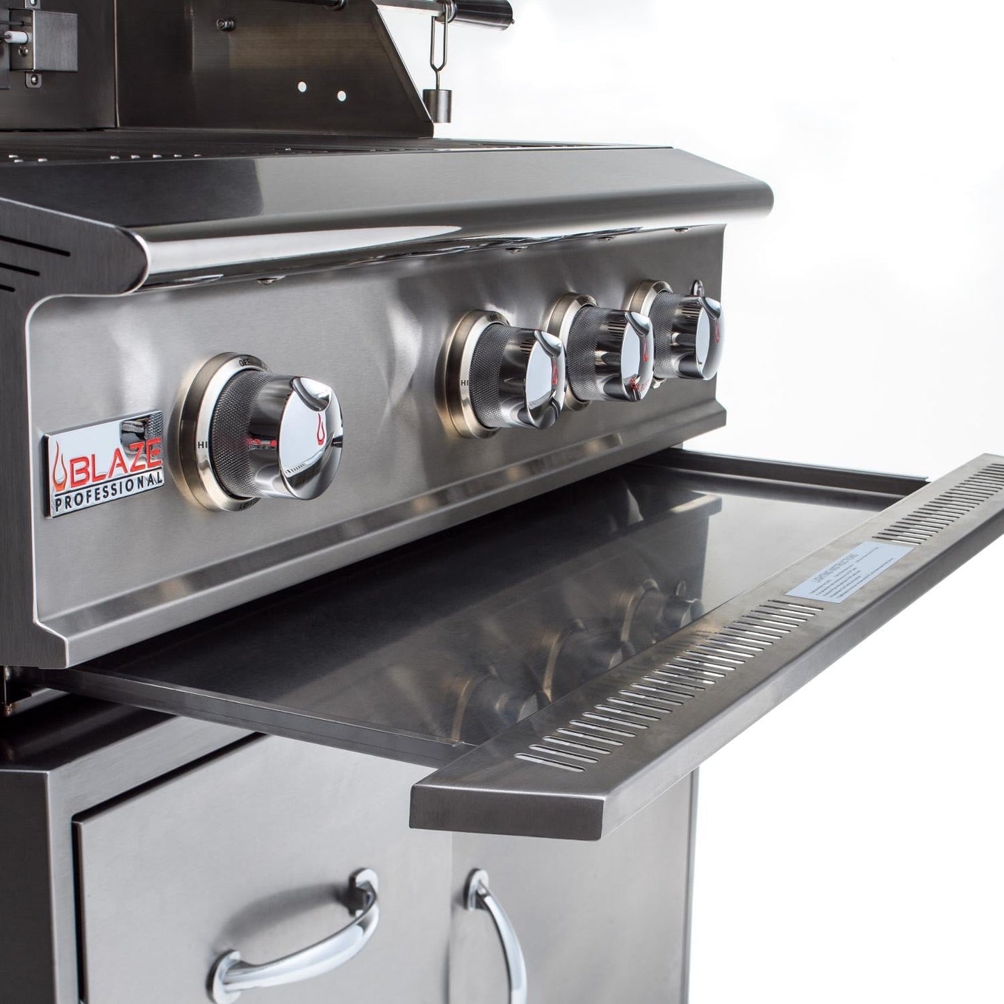 Blaze Professional LUX 44" 4-Burner Freestanding Liquid Propane Grill With Rear Infrared Burner