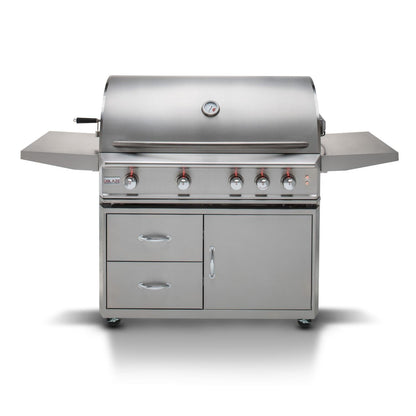 Blaze Professional LUX 44" 4-Burner Freestanding Liquid Propane Grill With Rear Infrared Burner