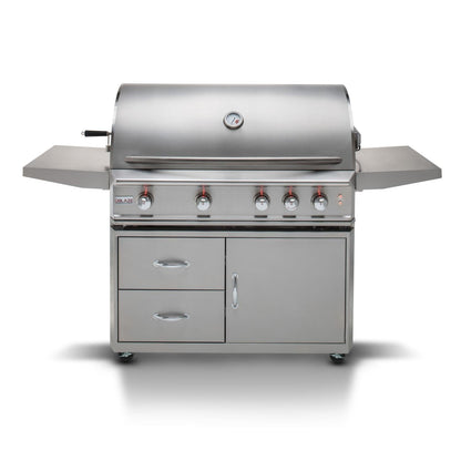 Blaze Professional LUX 44" 4-Burner Freestanding Natural Gas Grill With Rear Infrared Burner