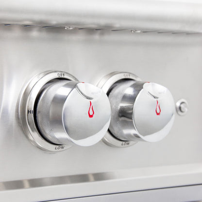 Blaze Grill Package - Professional LUX 44" 4-Burner Built-In Natural Gas Grill and Side Burner in Stainless Steel