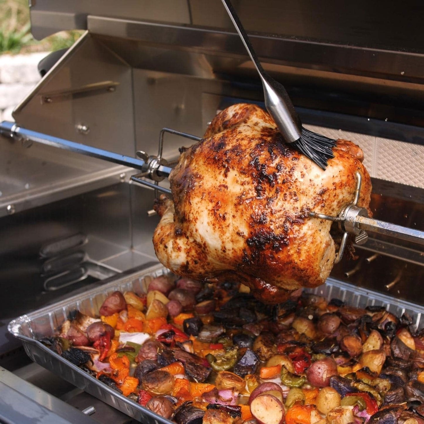 Blaze Rotisserie Kit For 32-Inch Charcoal & 4-Burner Gas Grills (BLZ-34-ROTIS-SS)