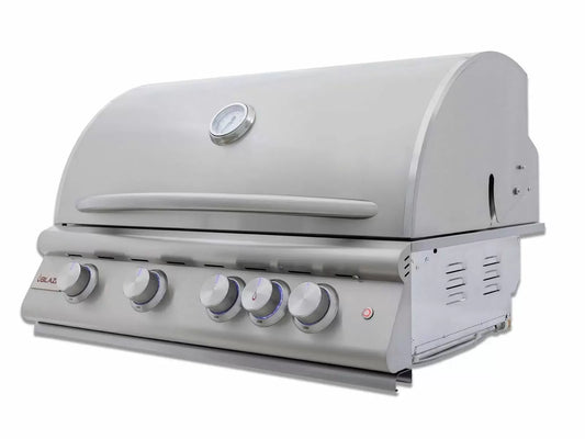 Blaze Premium LTE Marine Grade 32" 4-Burner Built-In Propane Gas Grill With Rear Infrared Burner and Lift-Assist Hood (BLZ-4LTE3MG-LP)