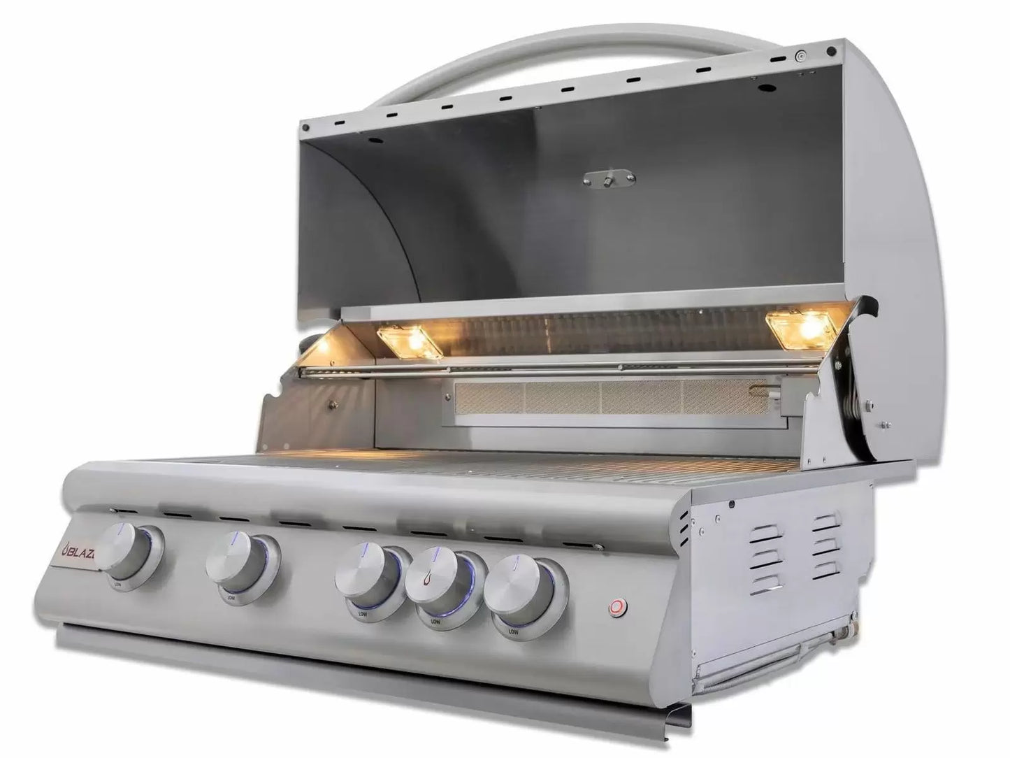 Blaze Premium LTE Marine Grade 32" 4-Burner Built-In Propane Gas Grill With Rear Infrared Burner and Lift-Assist Hood (BLZ-4LTE3MG-LP)