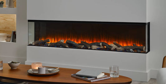 British Fires Black Glass Liner (48") - FCBUS0020
