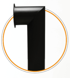 British Fires Bramshaw Flue Pipe - FCBUS0016