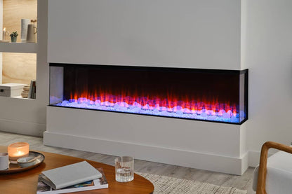 British Fires New Forest 75" Electric Fireplace