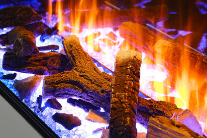 British Fires New Forest 75" Electric Fireplace