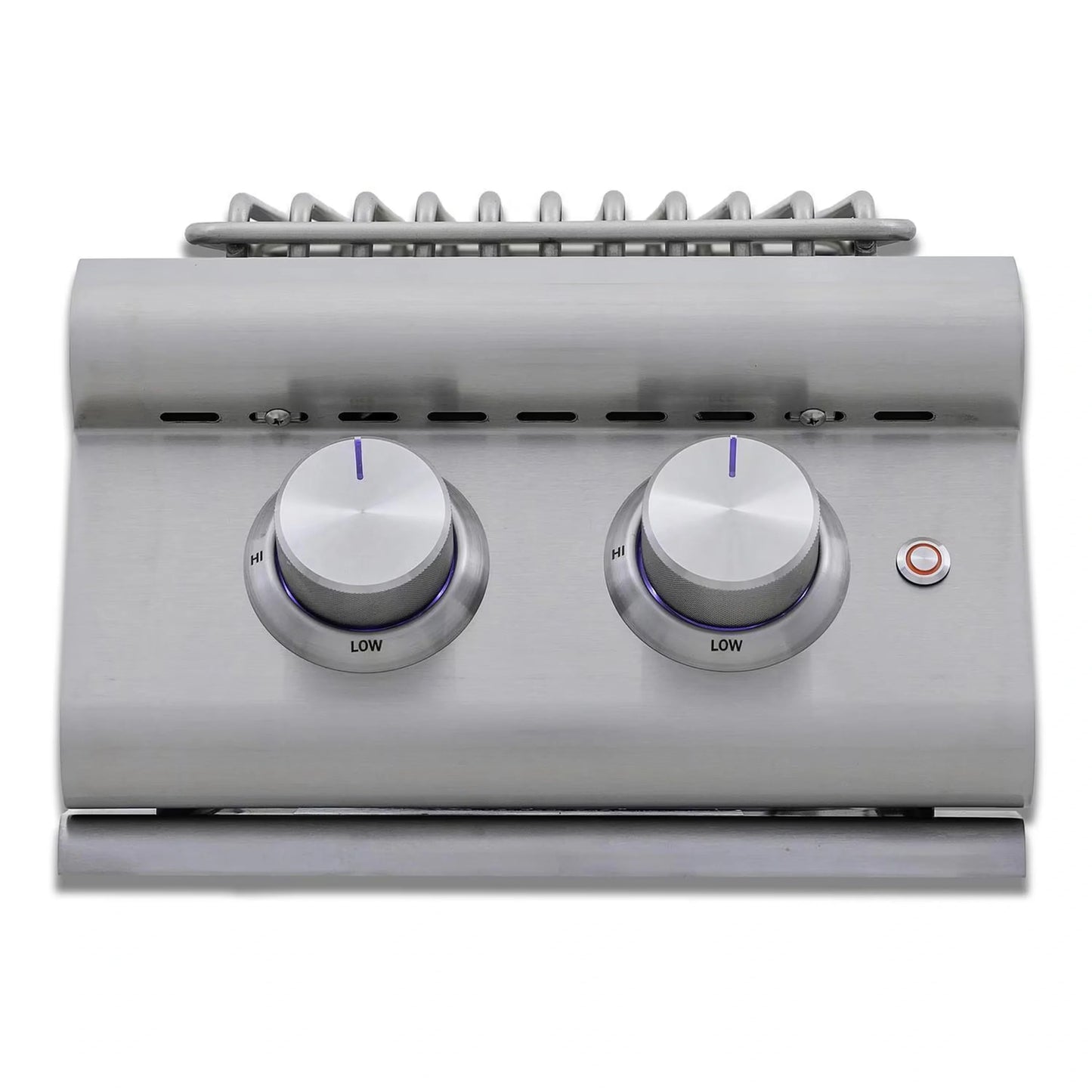 Blaze Premium LTE+ Propane Gas Double Side Burner with Lid in Stainless Steel (BLZ-SB2-LTE3-LP)
