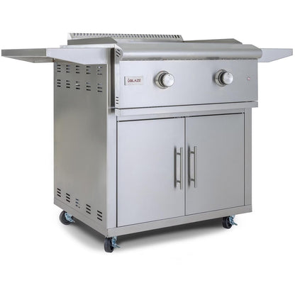 Blaze Premium LTE 30" Freestanding Liquid Propane Griddle With Lights