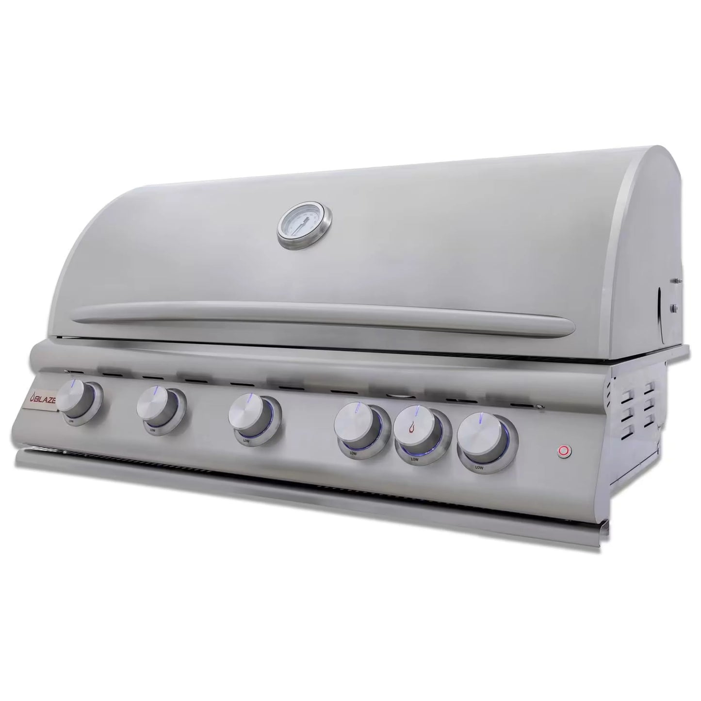 Blaze Premium LTE+ 40" 5-Burner Built-In Natural Gas Grill W/ Rear Infrared Burner and Lift-Assist Hood (BLZ-5LTE3-NG)