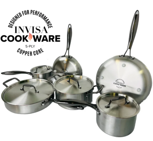 InvisaCook 10 Piece Cookware Set