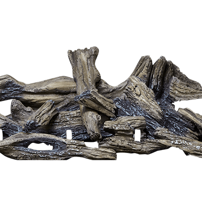 Napoleon Log Kit - High Definition Driftwood Logs, Glowing Embers, Charlcoal