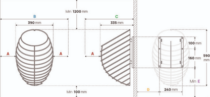HUUM Drop Electric Sauna Heater