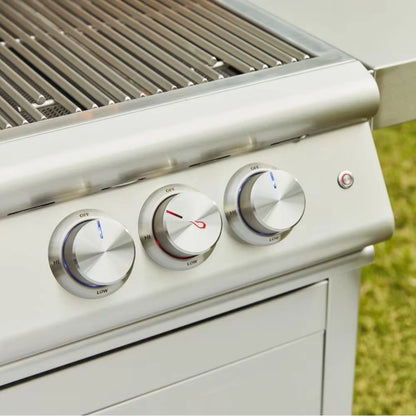 Blaze Grill Package - Premium LTE 40" 5-Burner Built-In Liquid Propane Grill, and  Grill Cart in Stainless Steel