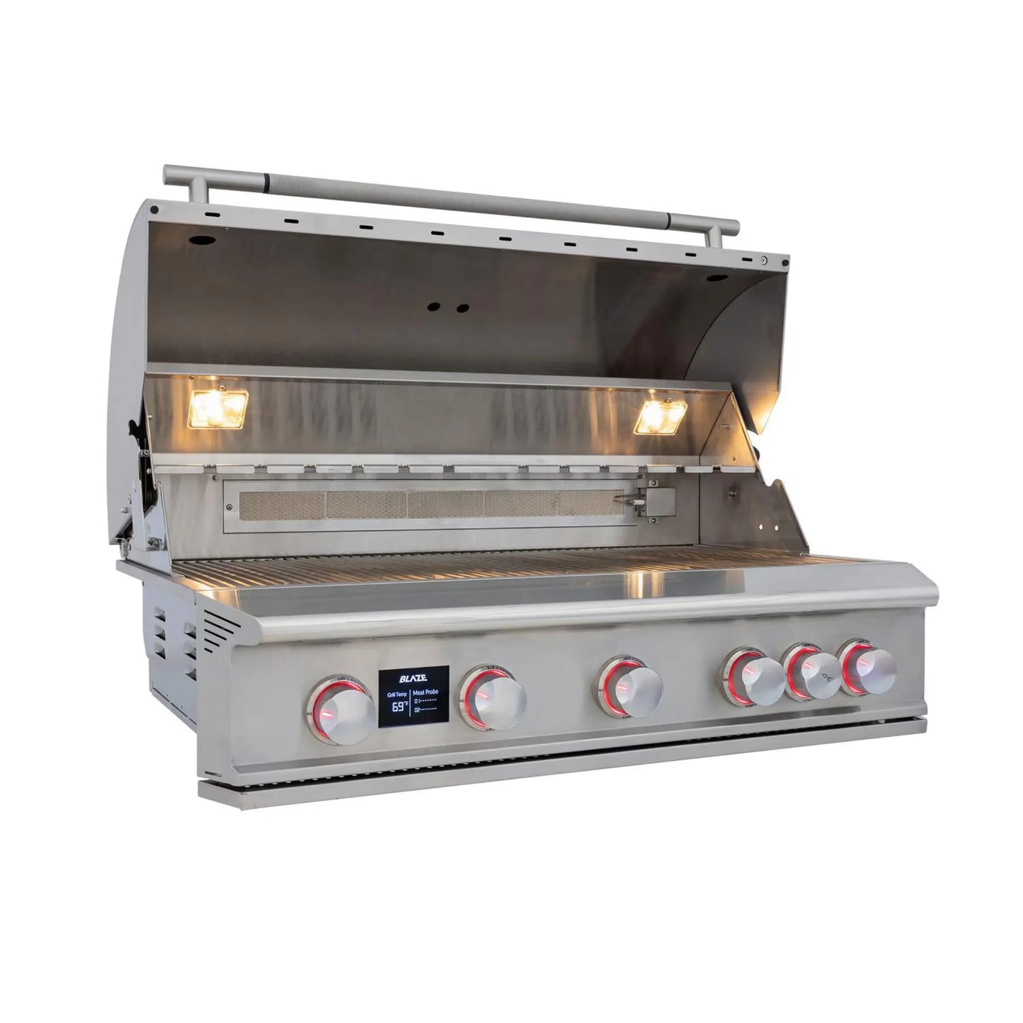 Blaze LTE PRO 40" 5 Burner Built-in Natural Gas Grill with Digital Temperature Screen & Rear Infrared Burner (BLZ-5LTEPRO-NG)