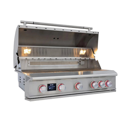 Blaze LTE PRO 40" 5 Burner Built-in Natural Gas Grill with Digital Temperature Screen & Rear Infrared Burner (BLZ-5LTEPRO-NG)