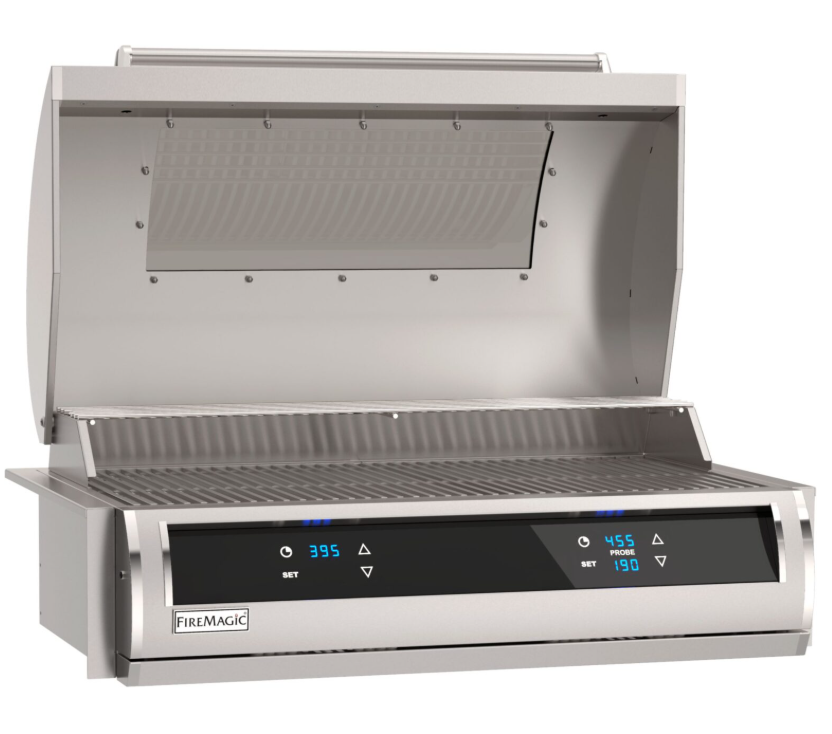 Fire Magic 30 Inch Built In Electric Grill With Window and Dual Control