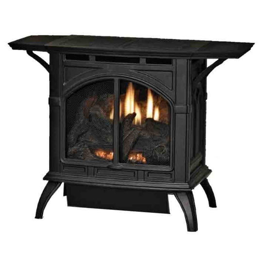 Empire White Mountain Hearth Small Spirit Cast Iron 22-inch Vent Free Gas Stove 20k BTU VFD20CC