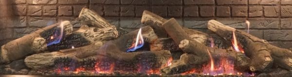 Empire White Mountain Hearth McKinley 60-inch Ceramic Fiber Traditional Maple Log Set LS60LTF