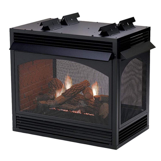 Empire White Mountain Hearth Vail 36" Premium Peninsula Fireplace VFP36PP32E