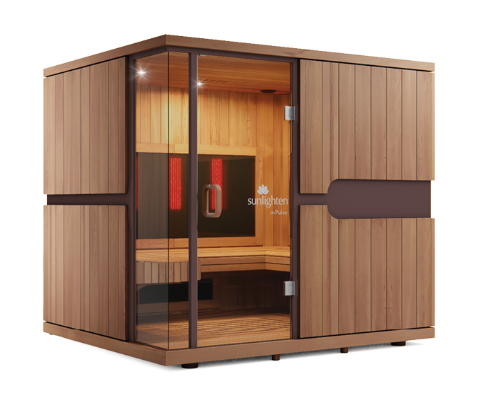 Sunlighten mPulse Empower Infrared Sauna with Red Light