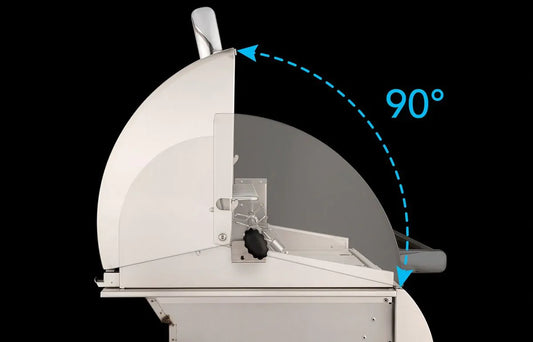 Fire Magic Echelon Diamond E790i 36" Natural Gas Built-In Grill with 1 Sear Burner, Backburner, Rotisserie Kit, Magic View Window and Analog Thermometer (E790I-8LAN-W)