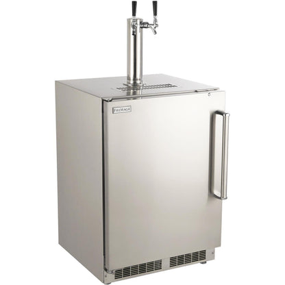 Fire Magic 24-Inch Left Hinge Outdoor Rated Dual Tap Kegerator (3594-DL)