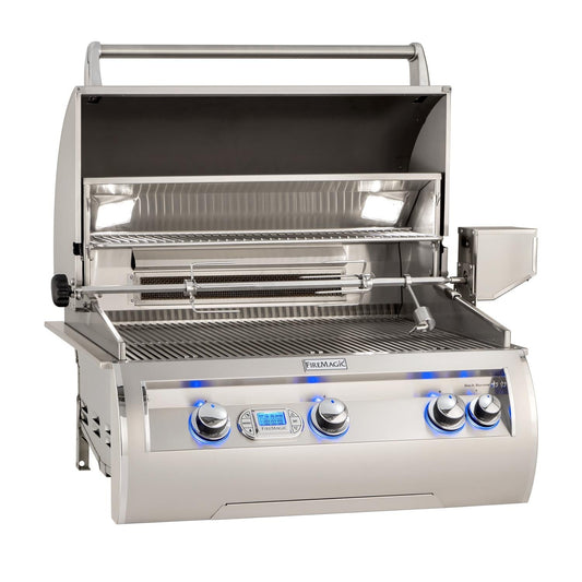 Fire Magic Echelon Diamond E660I 30" Built-In Gas Grill with Rotisserie and Digital Thermometer, Propane (E660I-8E1P)