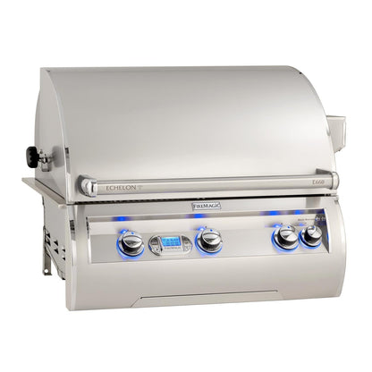 Fire Magic Echelon Diamond E660I 30" Built-In Gas Grill with Rotisserie and Digital Thermometer, Propane (E660I-8E1P)
