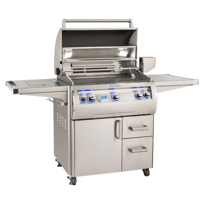 Fire Magic 30" Echelon Diamond Freestanding Natural Gas Grill with Side Burner Rotisserie & Digital Thermometer (E660S-8E1N-62)