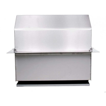 Fire Magic 30-Inch Legacy Built-In Smoker Charcoal Grill in Stainless Steel (14-SC01C-A)