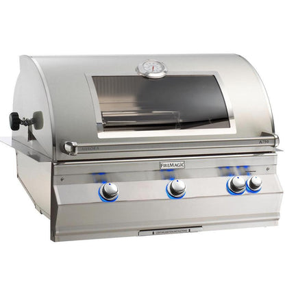 Fire Magic 36" Aurora Built-In Propane Gas Grill with Analog Thermometer in Stainless Steel (A790I-8EAP-W)
