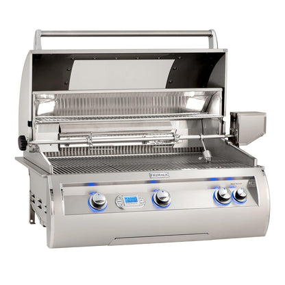 Fire Magic Echelon Diamond E790I 36" Built-In Natural Gas Grill with One Infrared Burner, Magic View Window, Rotisserie, & Digital Thermometer (E790I-8L1N-W)