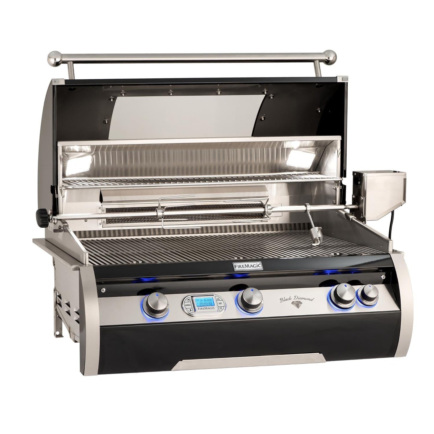 Fire Magic 36" Echelon Black Diamond Built-In Natural Gas Grill One Infrared Burner in Stainless Steel (H790I-8L1N-W)