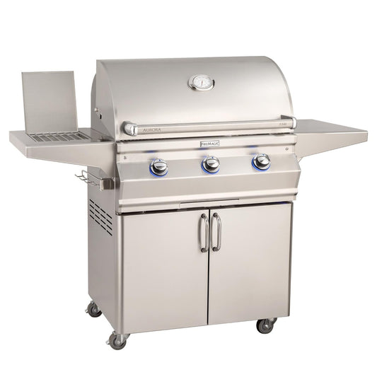 Fire Magic Aurora 30" Natural Gas Grill with Side Burner & Analog Thermometer (A540S-7EAN-62)