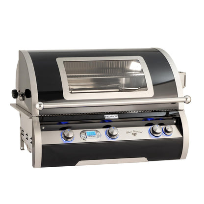 Fire Magic Echelon Black Diamond 36" Built-In Propane Gas Grill One Infrared Burner & Magic View Window (H790I-8L1P-W)