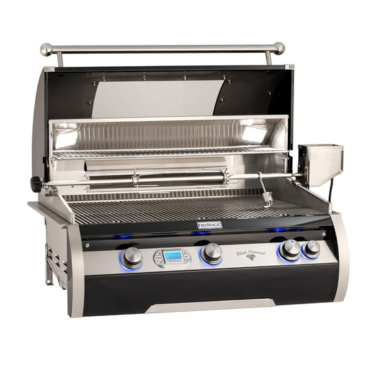 Fire Magic Echelon Black Diamond 36" Built-In Propane Gas Grill One Infrared Burner & Magic View Window (H790I-8L1P-W)