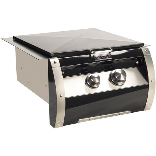 Fire Magic Echelon Black Diamond Built-In Natural Gas Power Burner with Porcelain Coated Cast Iron Grid (19-H5B2N-0)