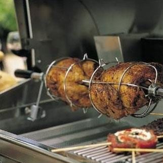 Fire Magic Heavy Duty Rotisserie Kit For Fire Magic Aurora A660 & A540 Series Gas Grills & 30-Inch Charcoal Grills (3606G)