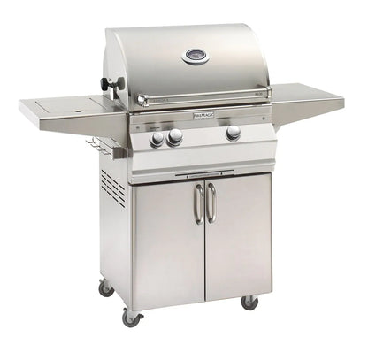 Fire Magic Aurora 24" Natural Gas Freestanding Grill, Single Side Burner, 1 Sear Burner and Analog Thermometer (A430S-7LAN-62)