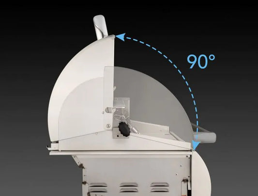 Fire Magic Echelon Diamond E1060s 48" A Series Freestanding Gas Grill With Rotisserie, Power Burner, Analog Thermometer & Magic View Window, Propane (E1060S-8EAP-51-W)