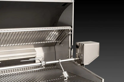 Fire Magic Aurora A830s 46" Propane Gas and Charcoal Freestanding Dual Grill with 1 Sear Burner and Analog Thermometer (A830S-7LAP-61-CB)